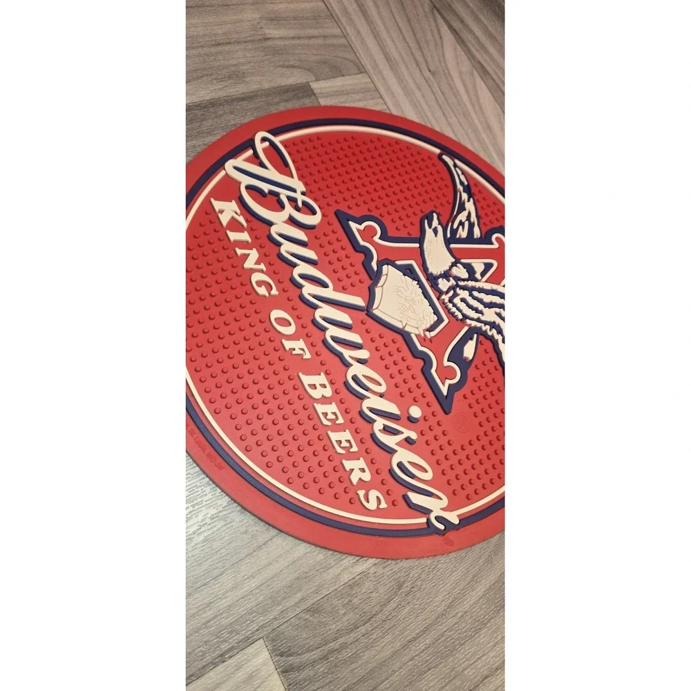 Budweiser rubber bar mat Circle